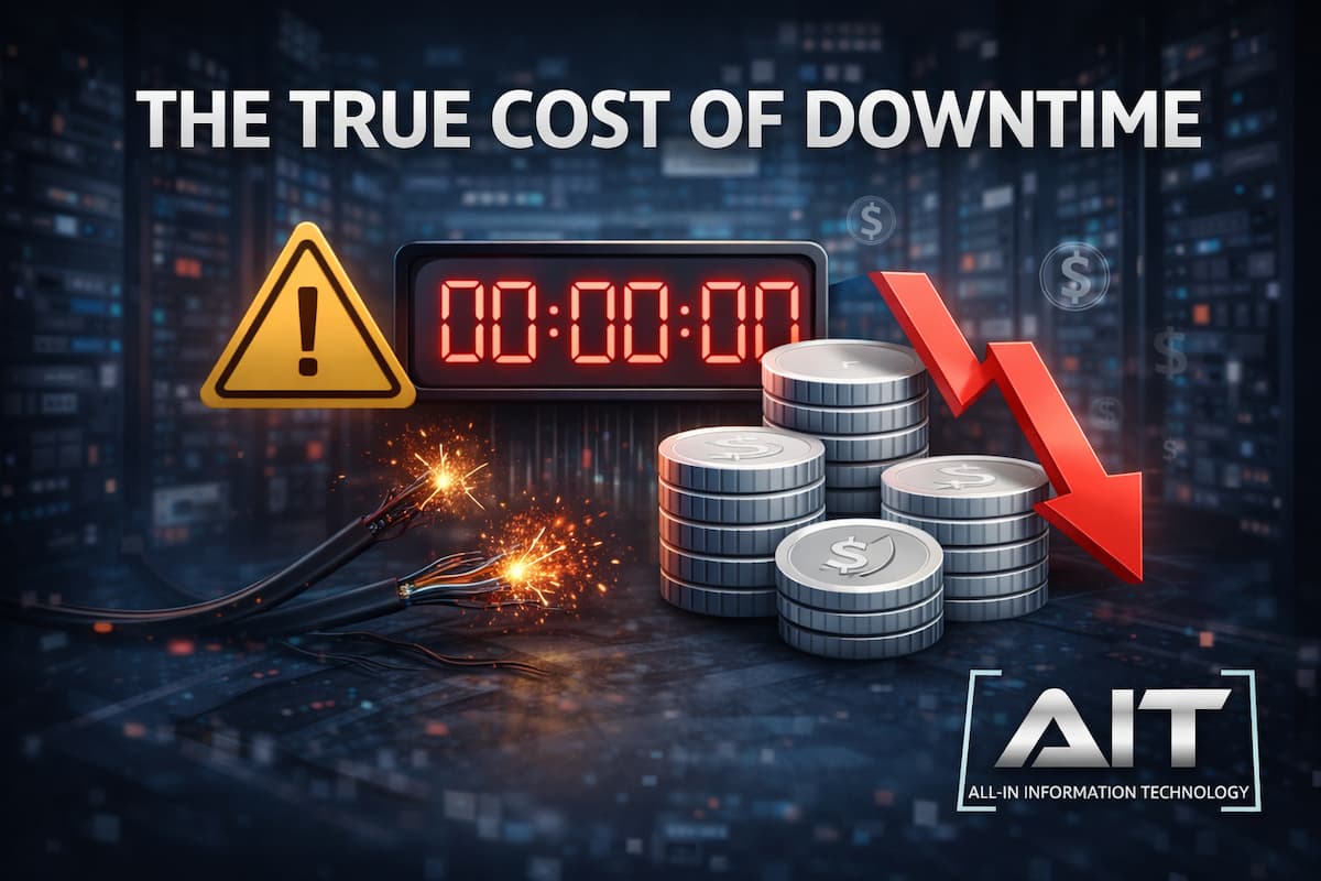 The True Cost of IT Downtime: A Risk to Businesses of All Sizes | All-In IT